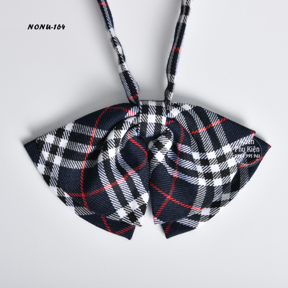 Nơ Đeo Cổ Áo Sơ Mi Nữ Hai Lớp (NONU164)