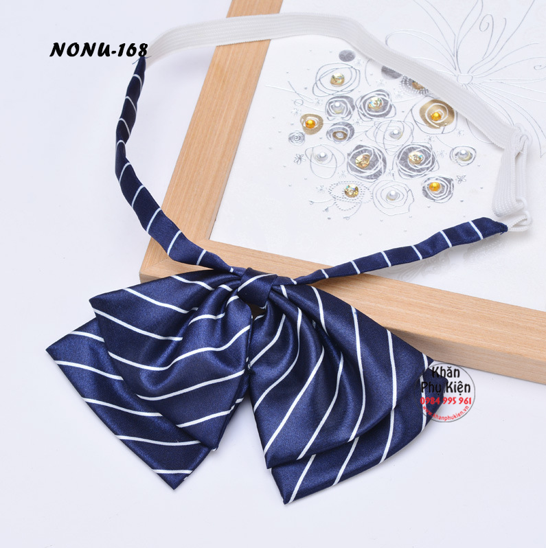 Nơ Đeo Cổ Áo Sơ Mi Nữ Hai Lớp (NONU168)