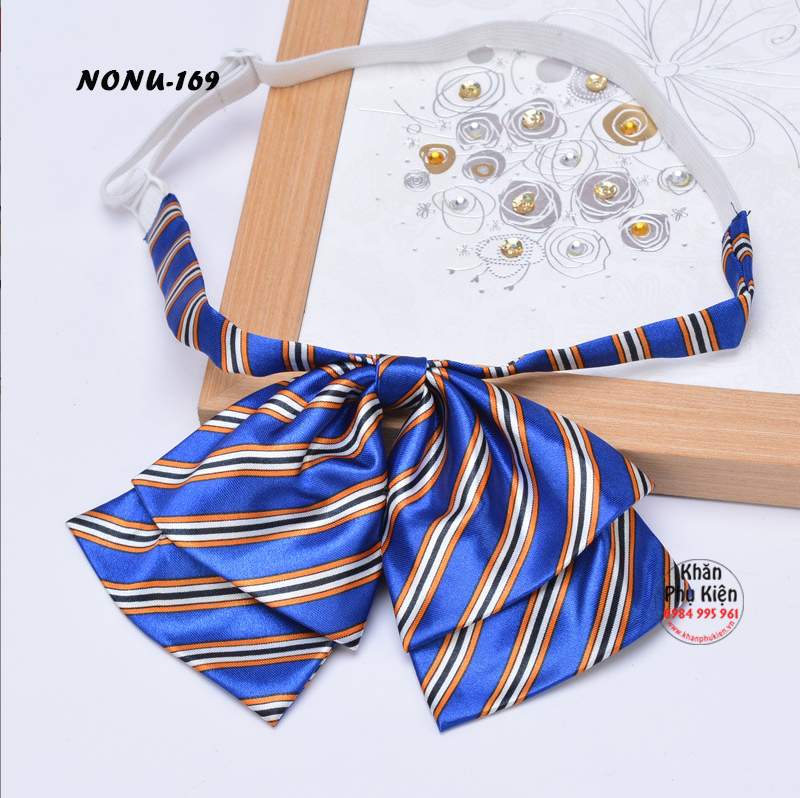 Nơ Đeo Cổ Áo Sơ Mi Nữ Hai Lớp (NONU169)