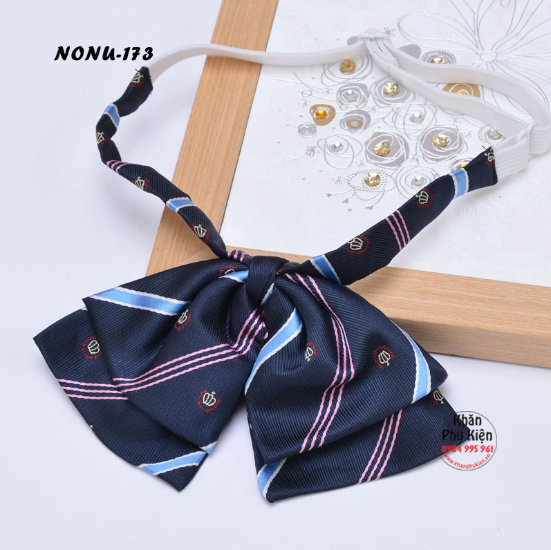 Nơ Đeo Cổ Áo Sơ Mi Nữ Hai Lớp (NONU173)