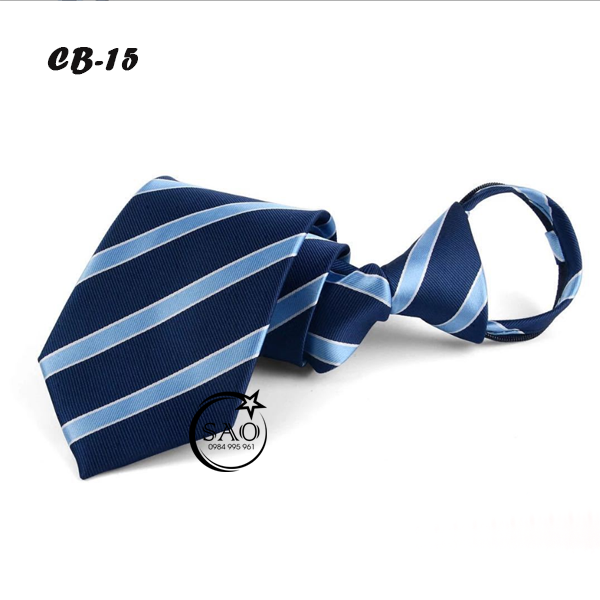 Caravat Cà Vạt Nam SAO 8cm Phong Cách Cổ Điển Thắt Sẵn Tiện Lợi (CB15)
