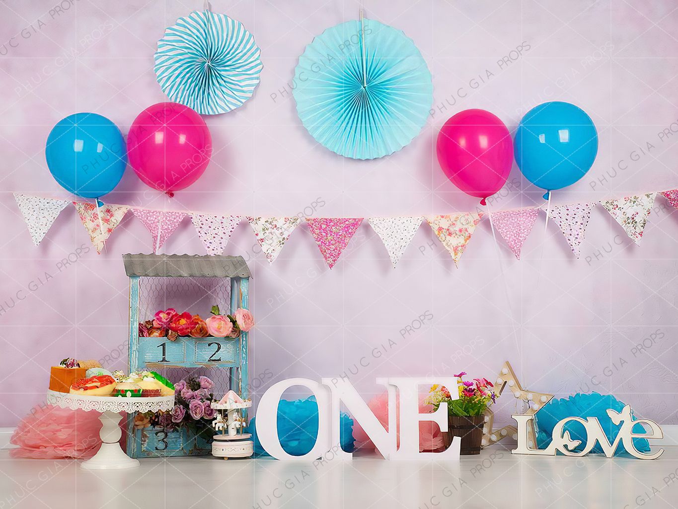 Phông 3D Chụp Hình Em Bé PG15