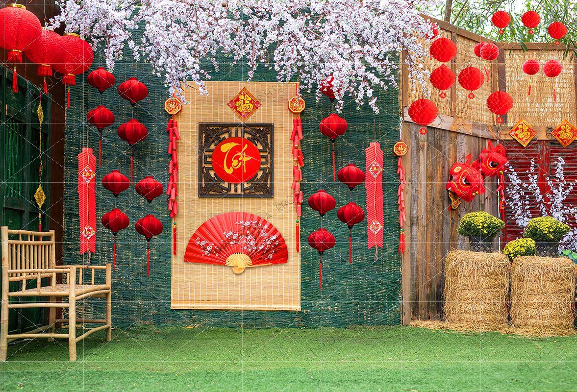 Phông Tết Decor K71