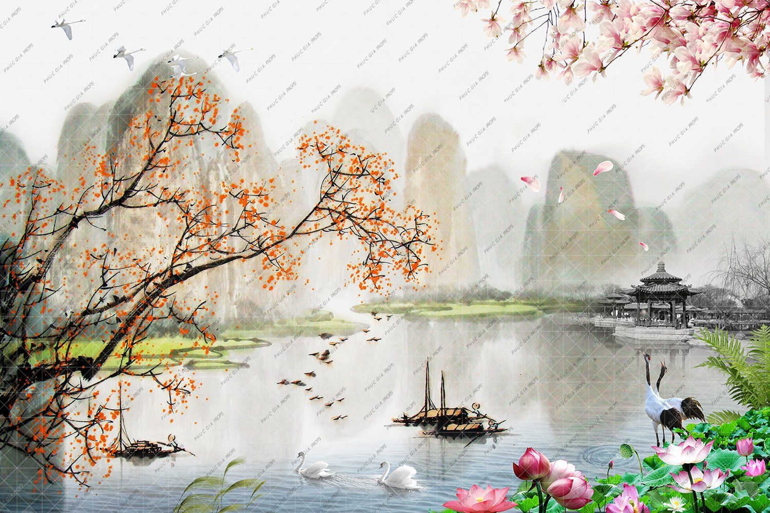 Phông 3D Chụp Hình Sinh Nhật - BK789