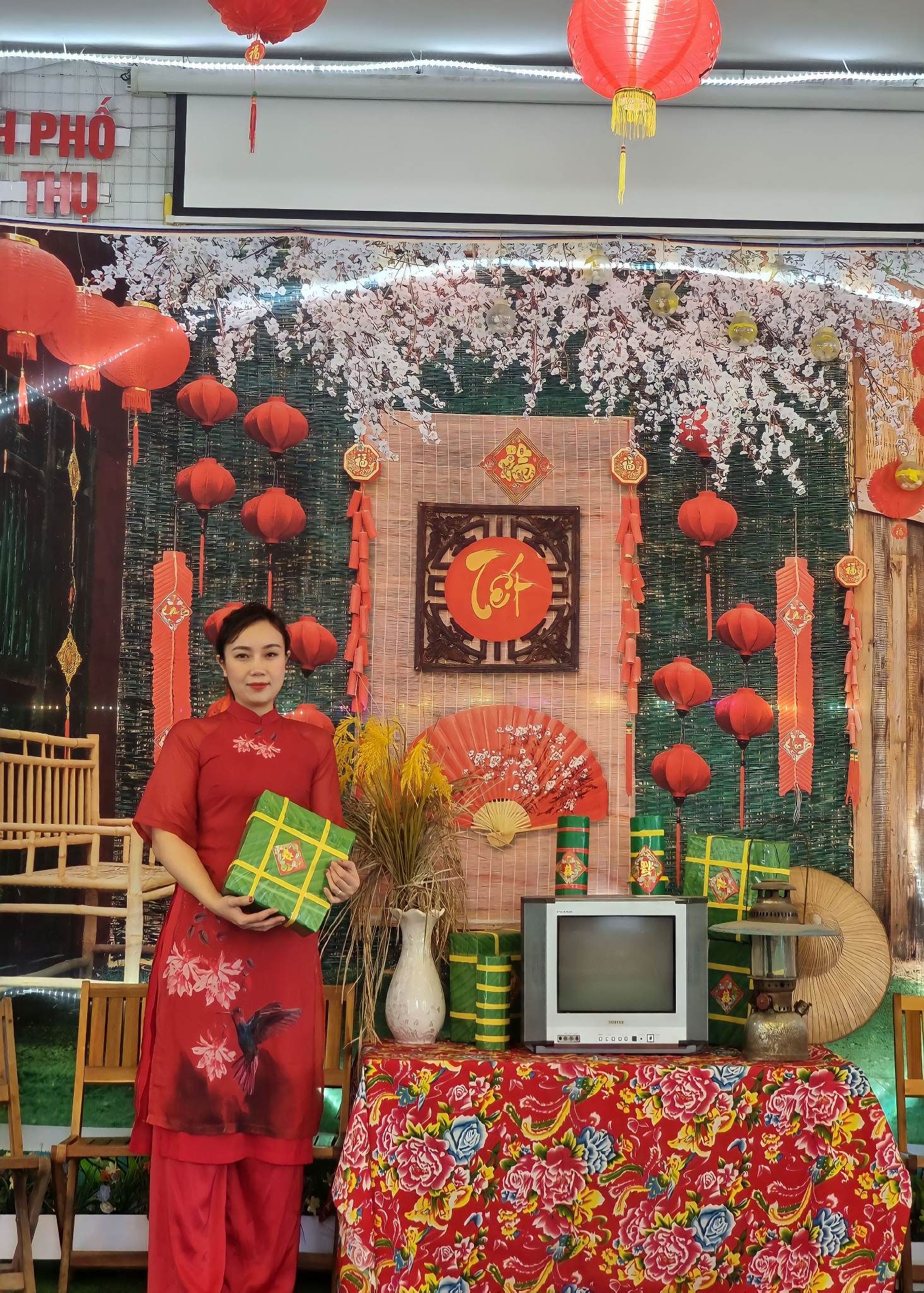 Phông Tết Decor K71