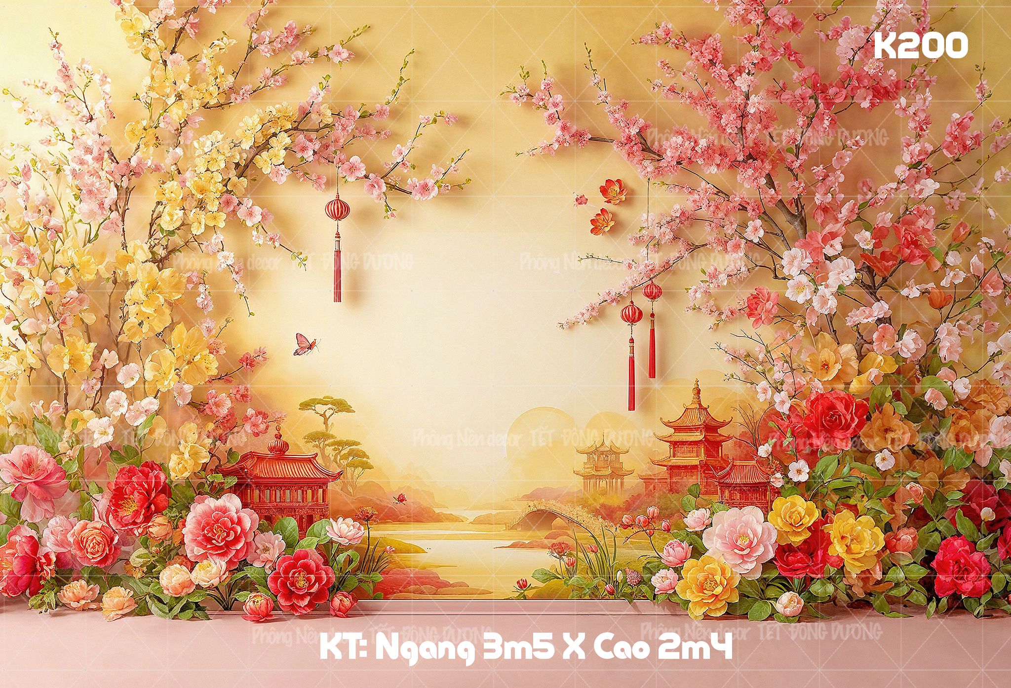 Phông Tết Decor K200