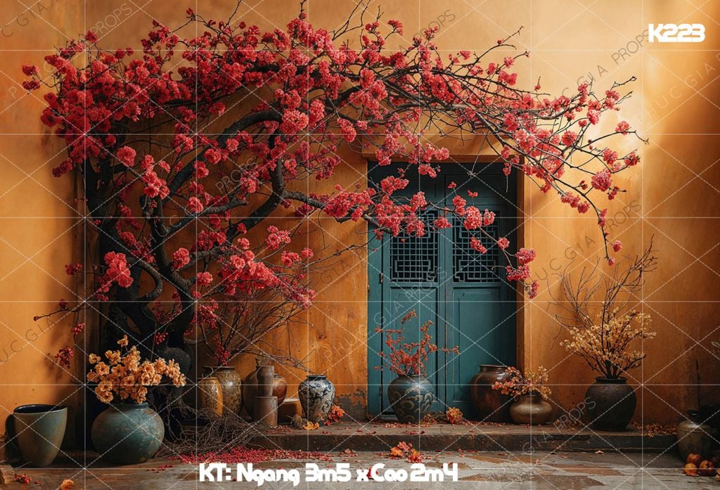 Phông Tết Decor K223