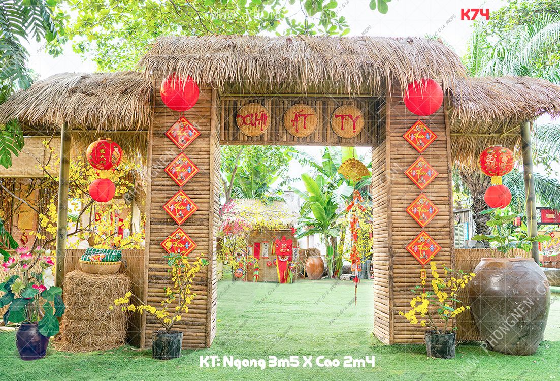 Phông Tết Decor K74