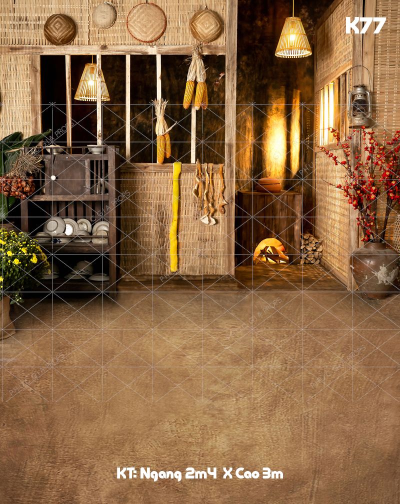 Phông Tết Decor K77