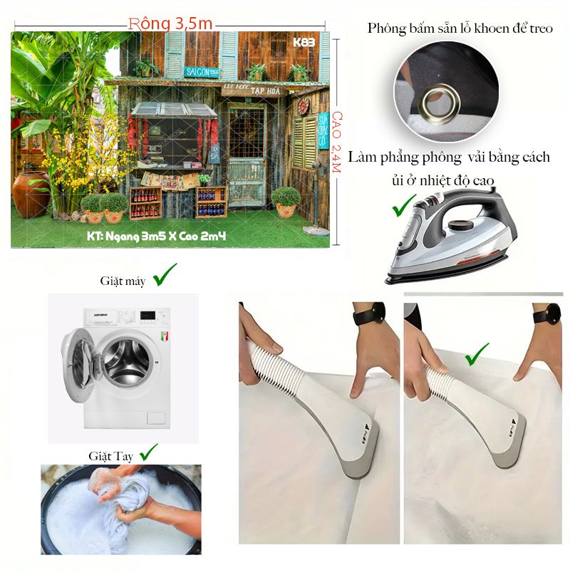 Phông Tết Decor K83