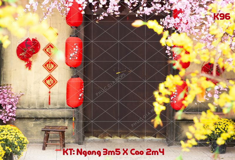 từ Phông Tết Decor K96