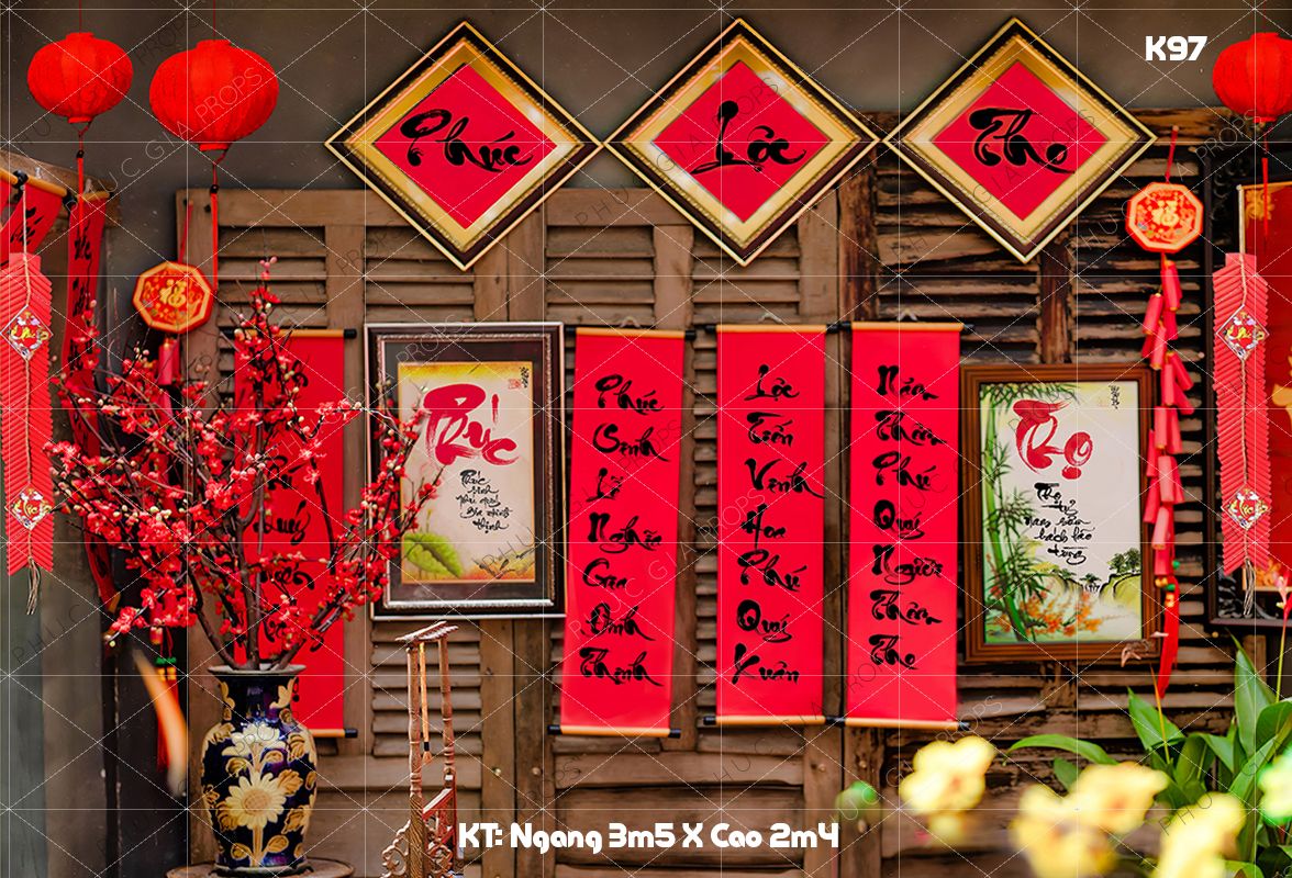 Phông Tết Decor K97