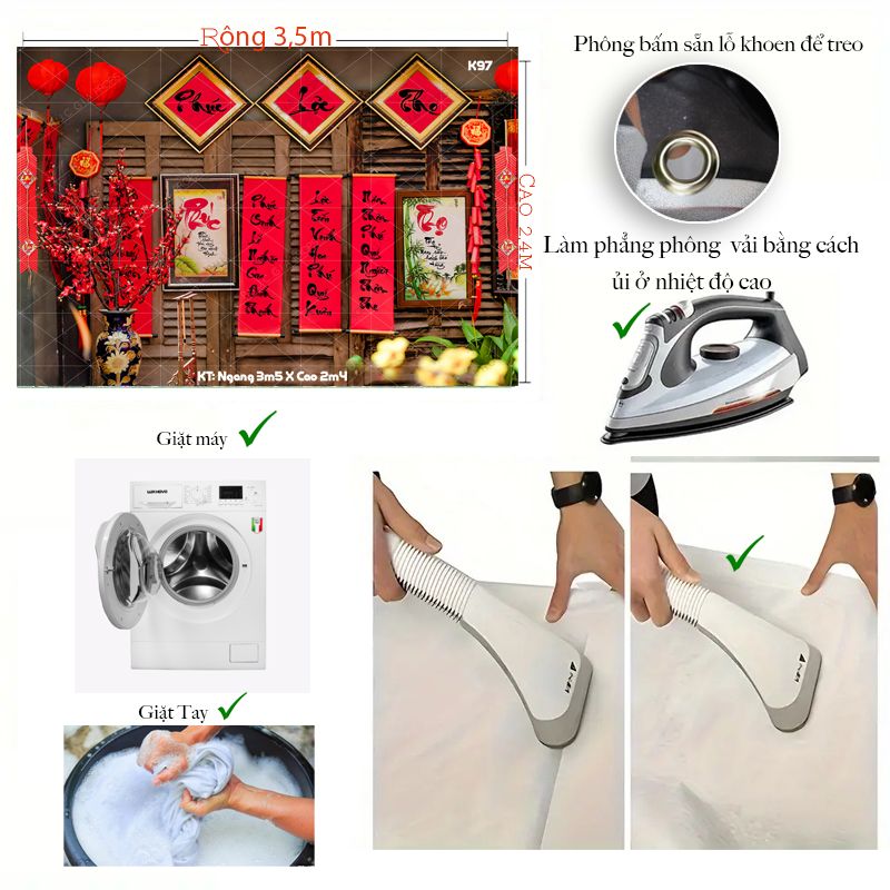 Phông Tết Decor K97