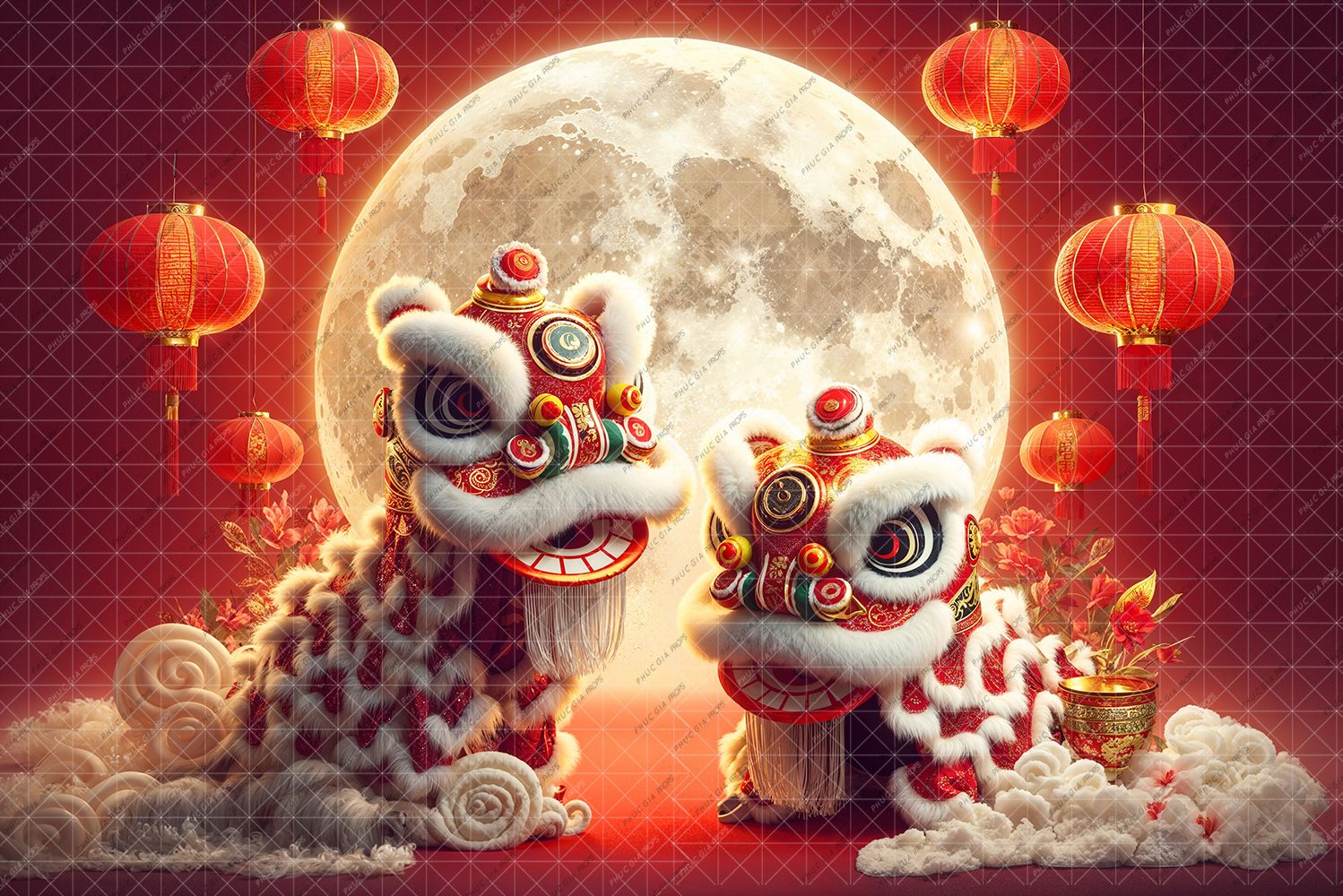 Phông 5D Tết Trung Thu TT24