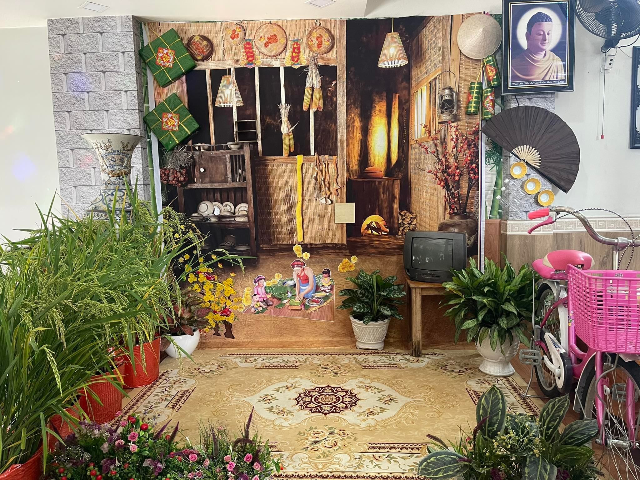 Phông Tết Decor K77