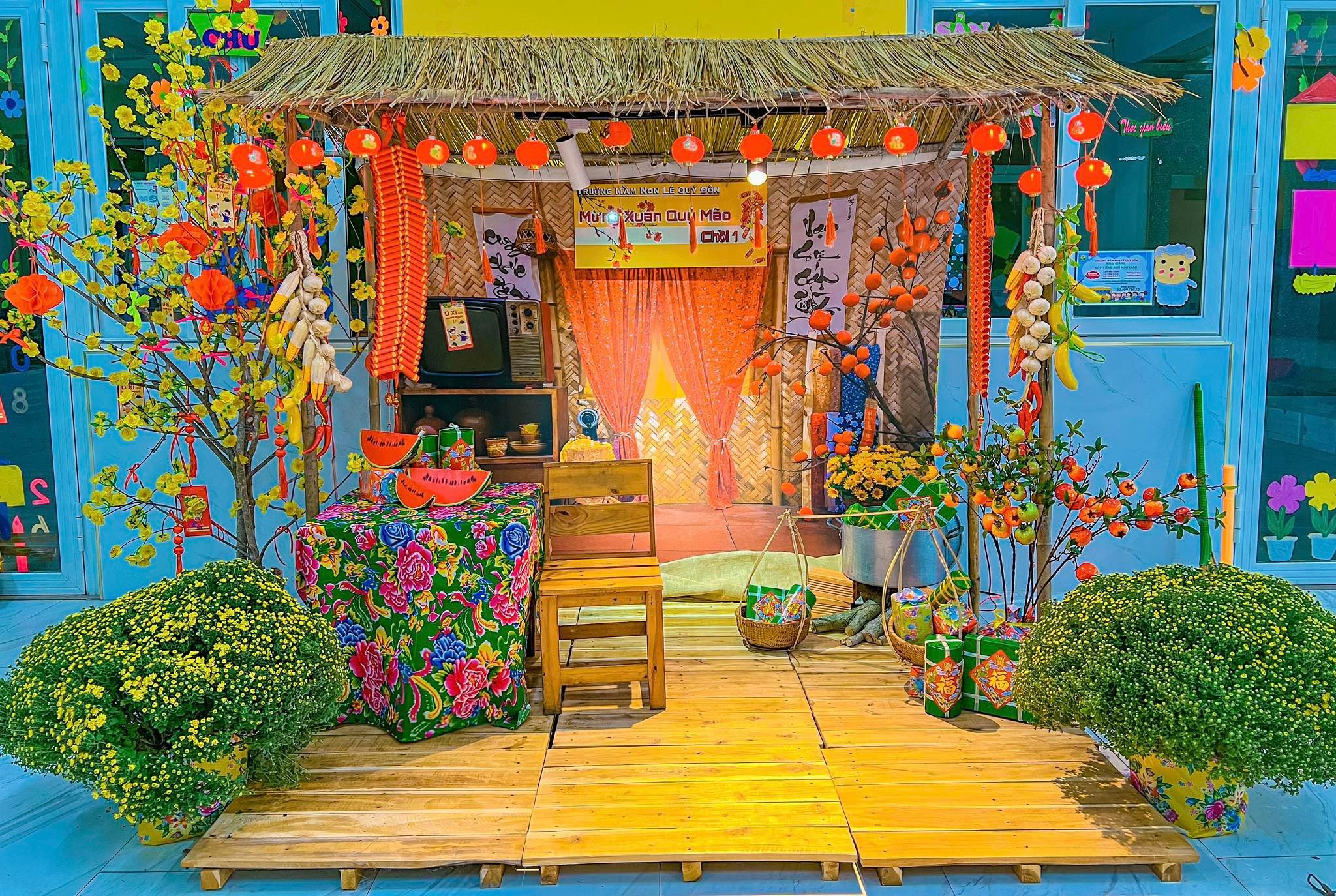 Phông Tết Decor K75