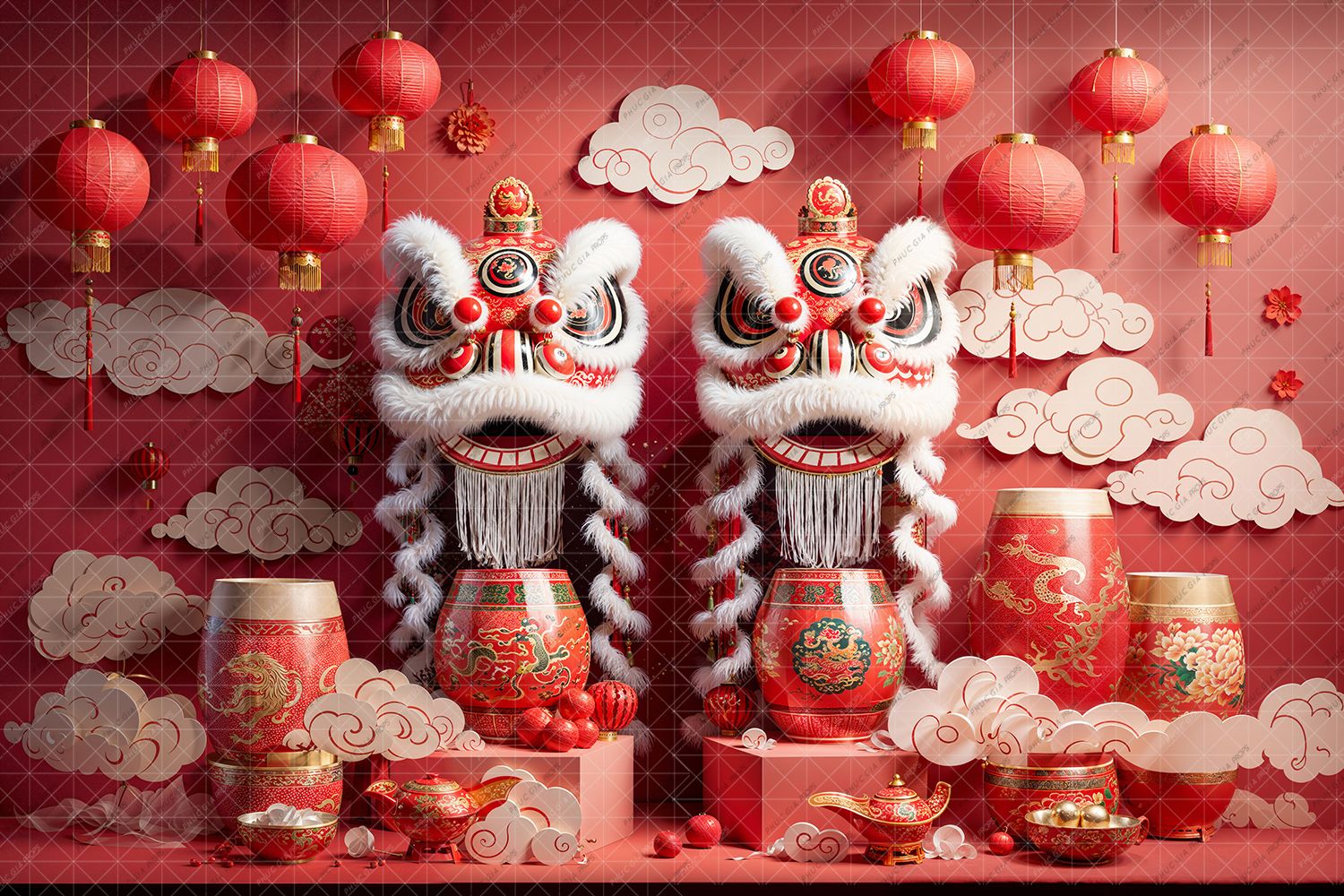 Phông 5D Tết Trung Thu TT22