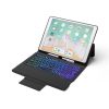 Bàn phím Bluetooth có đèn kèm bao da slim và khay đựng bút pencil cho iPad 10.2/10.5/ Air 3/ Gen 7/ iPad Pro 2017/ iPad Pro 2018/ iPad Air 2019 Aturos P102(Màu đen)