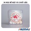 Máy in tem nhãn logo UV DTF Aturos T4000UV tích hợp 4 đầu in, phun keo in nhũ trên mọi chất liệu, khổ A3