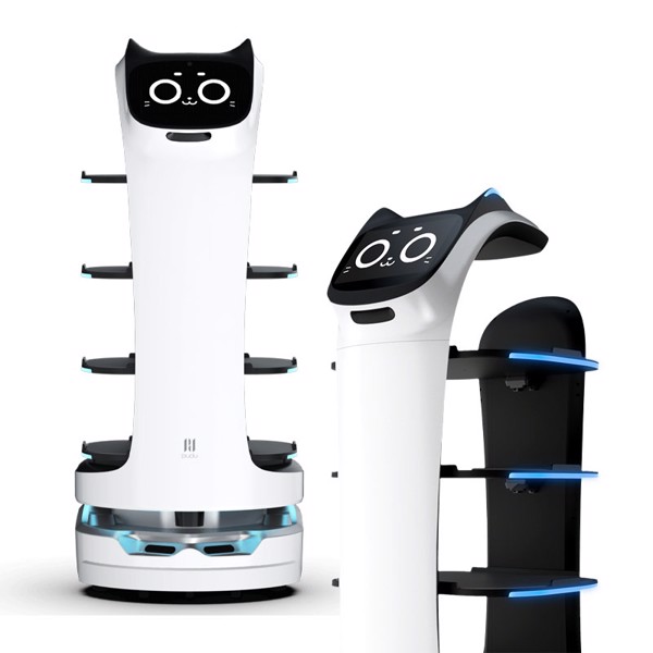 Robot tự phục vụ cao cấp Pudu BellaBot cho nhà hàng, quán cà phê, văn phòng, ngân hàng