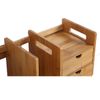 Kệ sách gỗ lắp ghép mini thông minh Aturos linh động với 2 ngăn kéo tiện dụng