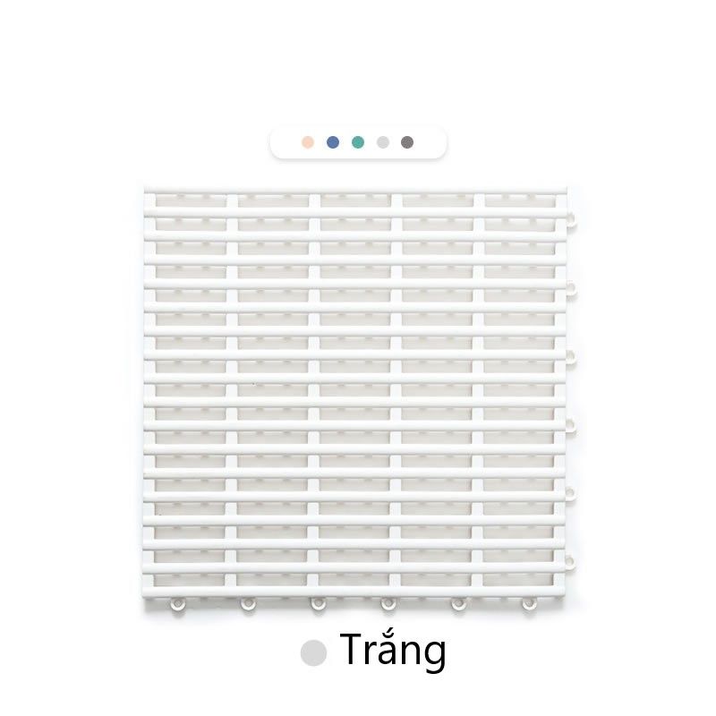 Tấm PVC Dẻo Lót Trang Trí Nhà Tắm Chống Trượt Chống Bám Nước Tự Thiết Kế Lắp Ráp - Hàng Nhập Cao Cấp
