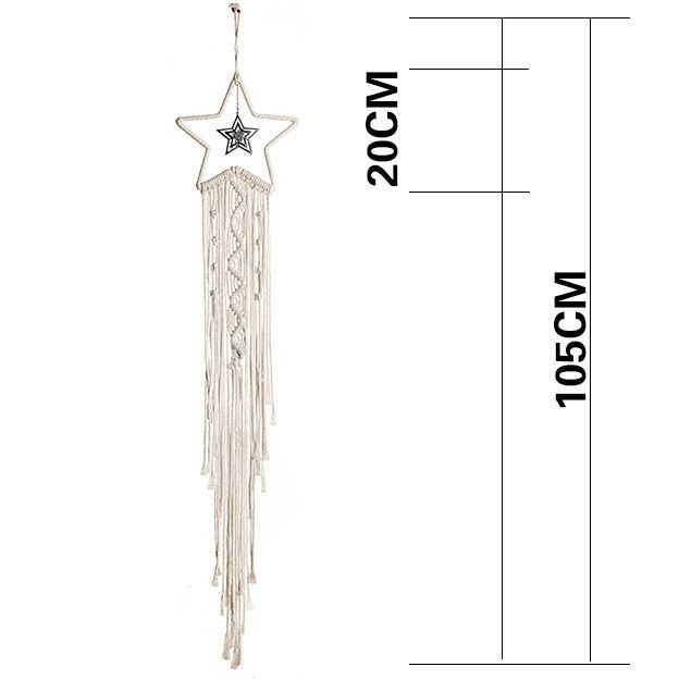 Dreamcatcher Boho Treo Tường Hình Ngôi Sao