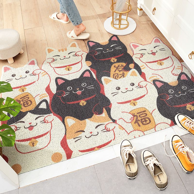Thảm Nhựa Đan Rối Hình Thú Có Thể Tự Cắt Thiết Kế Mặt Hình Thú