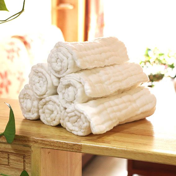Khăn Xô Cotton Siêu Thấm Hút 12 Lớp 46x17cm