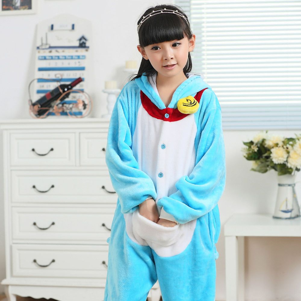 Bộ Đồ Cosplay Cho Bé Trai Và Gái Biến Hình Doraemon