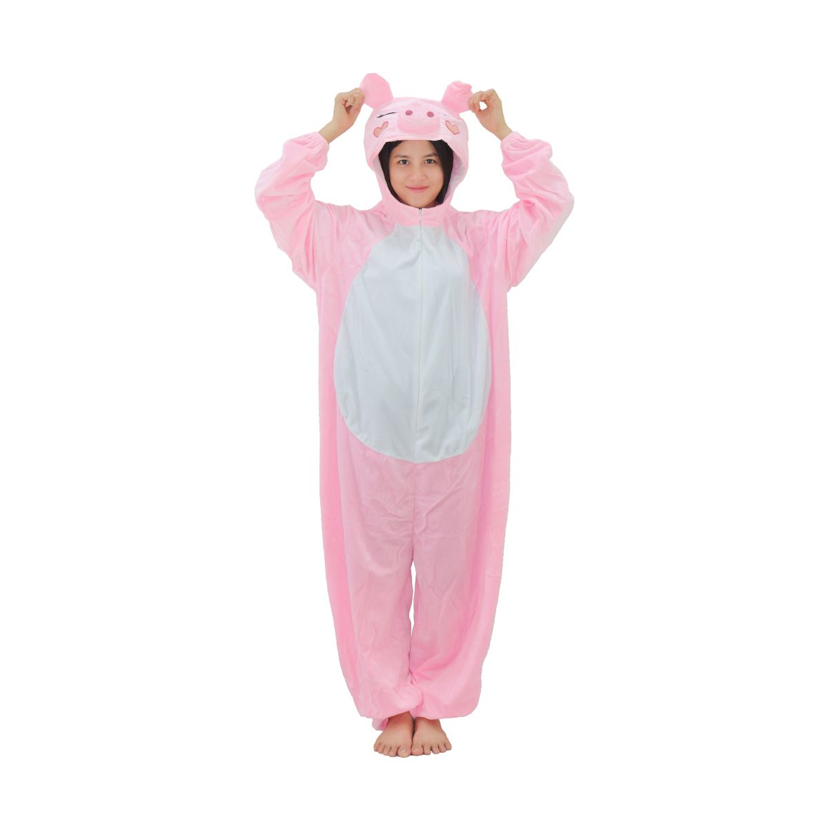 Bộ Đồ Cosplay Người Lớn Hóa Trang Heo Hồng