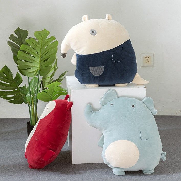 Gấu Bông Làm Gối Tựa Lưng Văn Phòng Heo Peppa