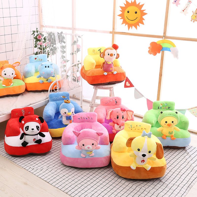 Ghế Tập Ngồi Cho Bé Thú Nhồi Bông Hoạt Hình - Mẫu 9