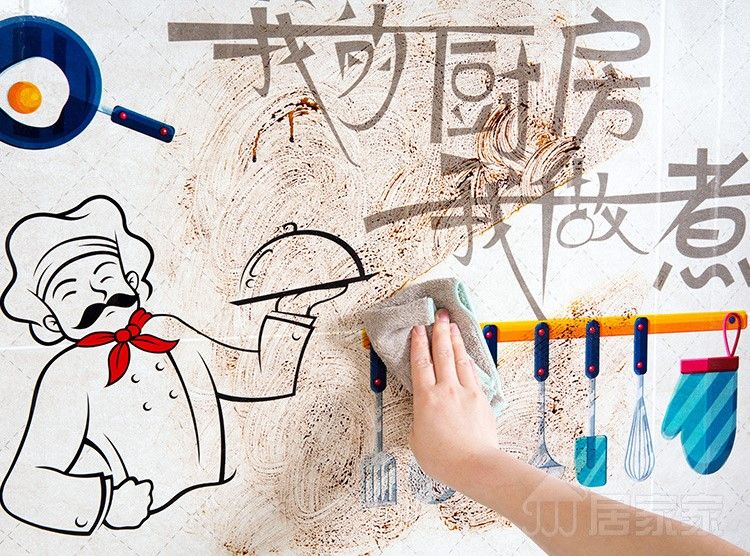 Giấy Dán Tường Dầu Trong Suốt Chống Thấm Hoạt Hình