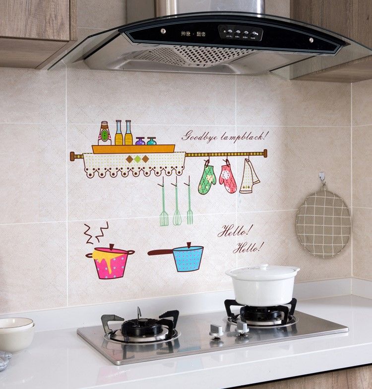 Giấy Dán Tường Dầu Trong Suốt Chống Thấm Hoạt Hình
