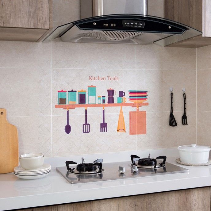 Giấy Dán Tường Dầu Trong Suốt Chống Thấm Hoạt Hình