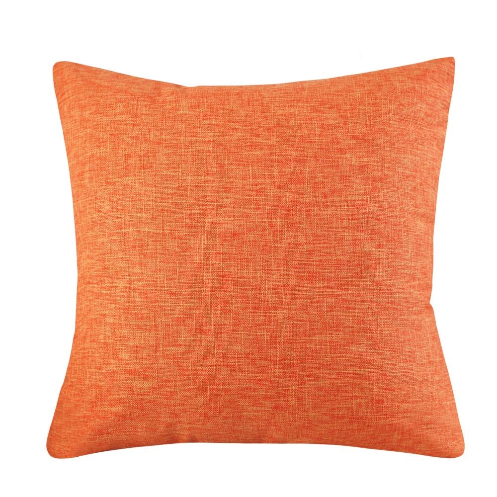 Vỏ Gối Tựa Lưng Trang Trí Bố Gai Trơn 50cm