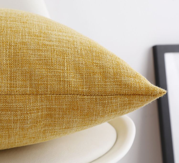 Gối Tựa Lưng Sofa Bố Gai Trơn Màu PA9109