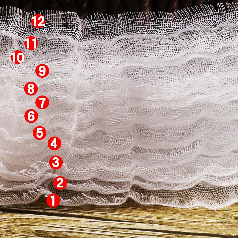 Khăn Xô Cotton Siêu Thấm Hút 12 Lớp 46x17cm
