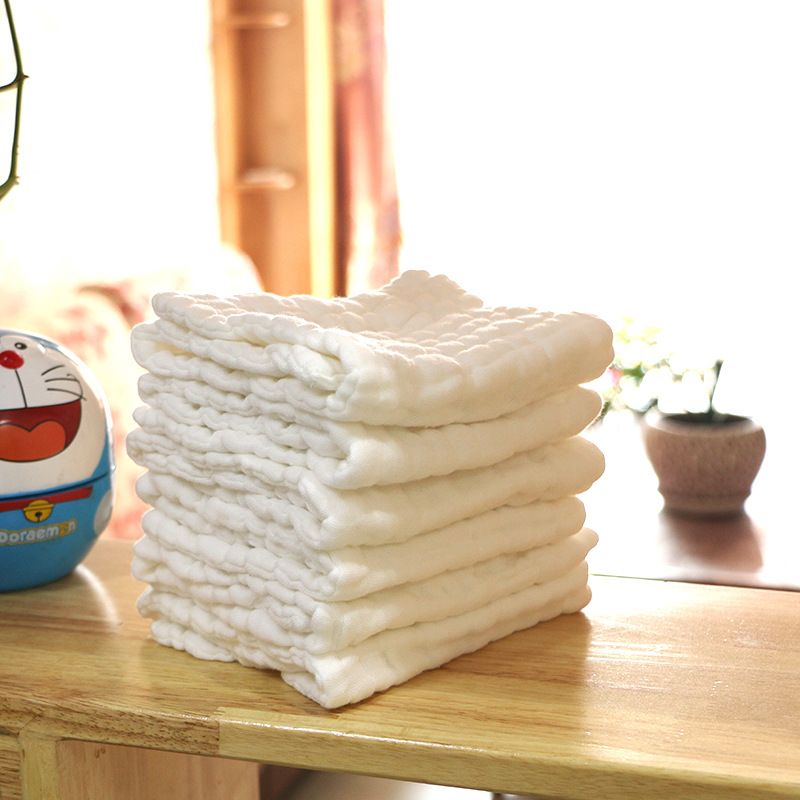 Khăn Xô Cotton Siêu Thấm Hút 12 Lớp 46x17cm
