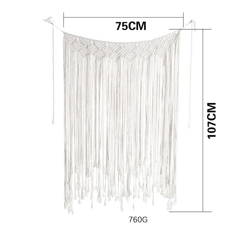 Màn Boho Thổ Cẩm Trang Trí Tường 107x75cm