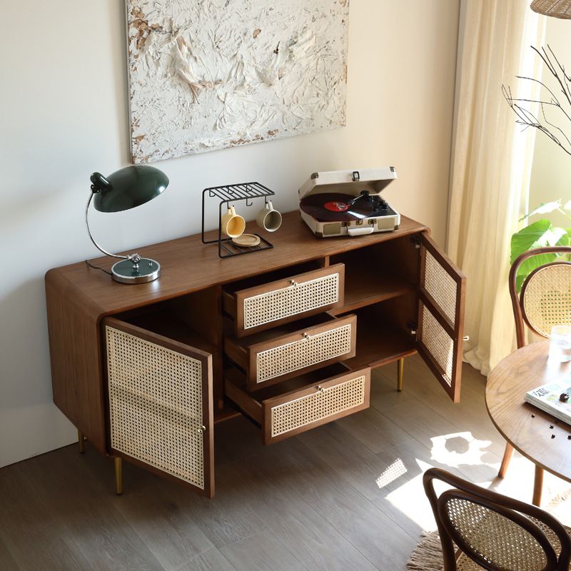 Tủ Tivi Tủ Console Trang Trí Phòng Khách Indochine Cửa Cánh GO1029