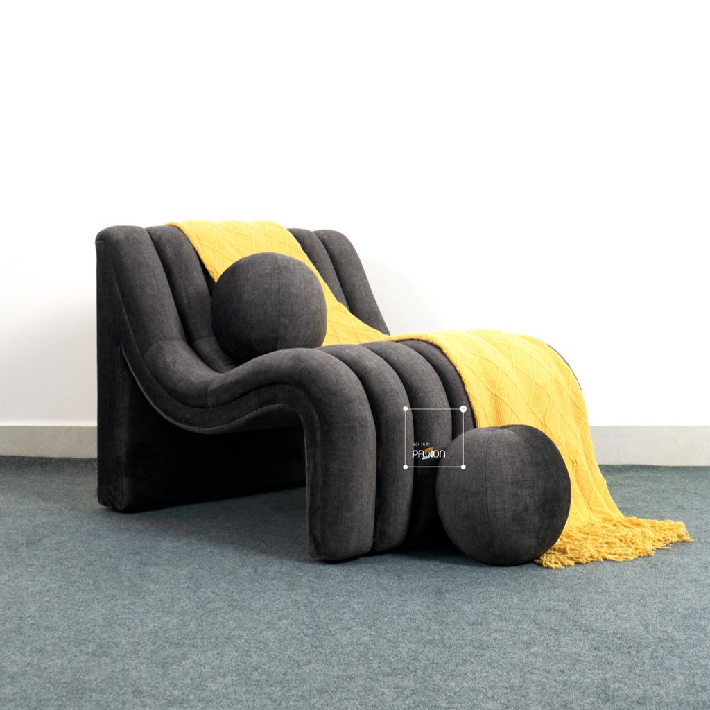 Ghế Armchair Gợn Sóng Tạo Dáng chữ S Độc Đáo