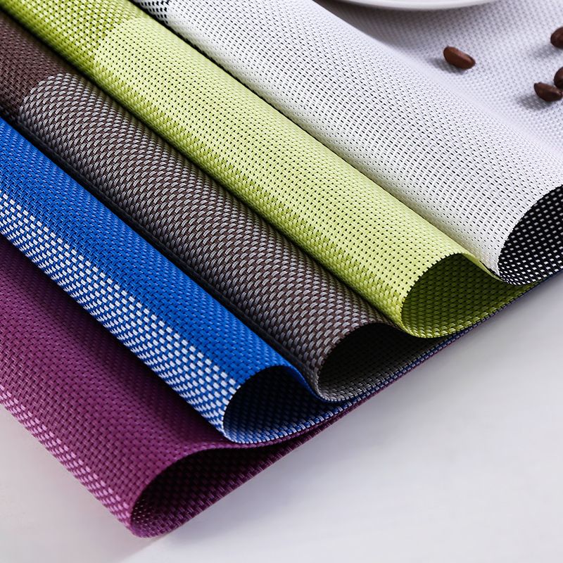 Tấm Lót Nhựa PVC Lót Bàn Ăn Caro Sọc Màu