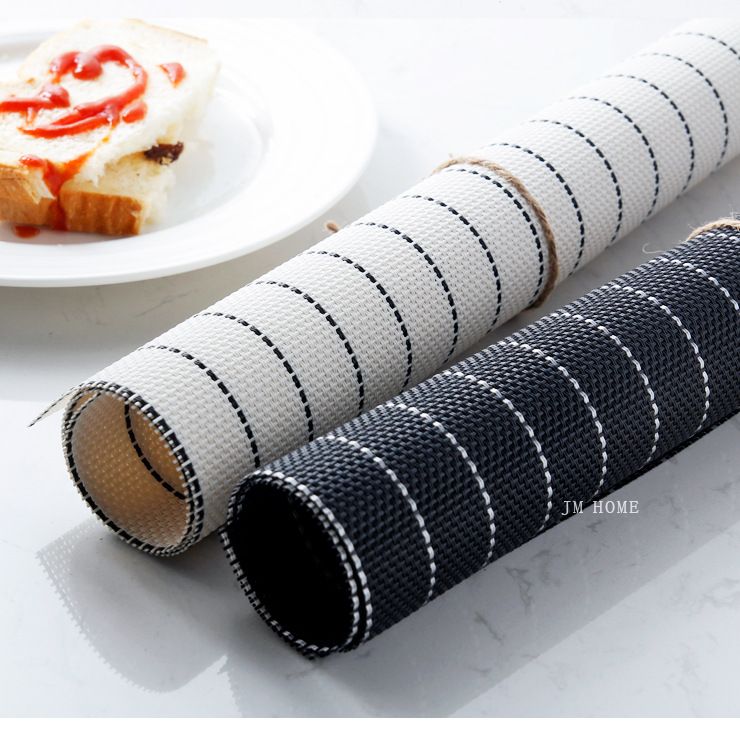 Tấm Trải Bàn PVC Đan Sọc Caro Trang Trí Bàn Ăn Nhà Hàng