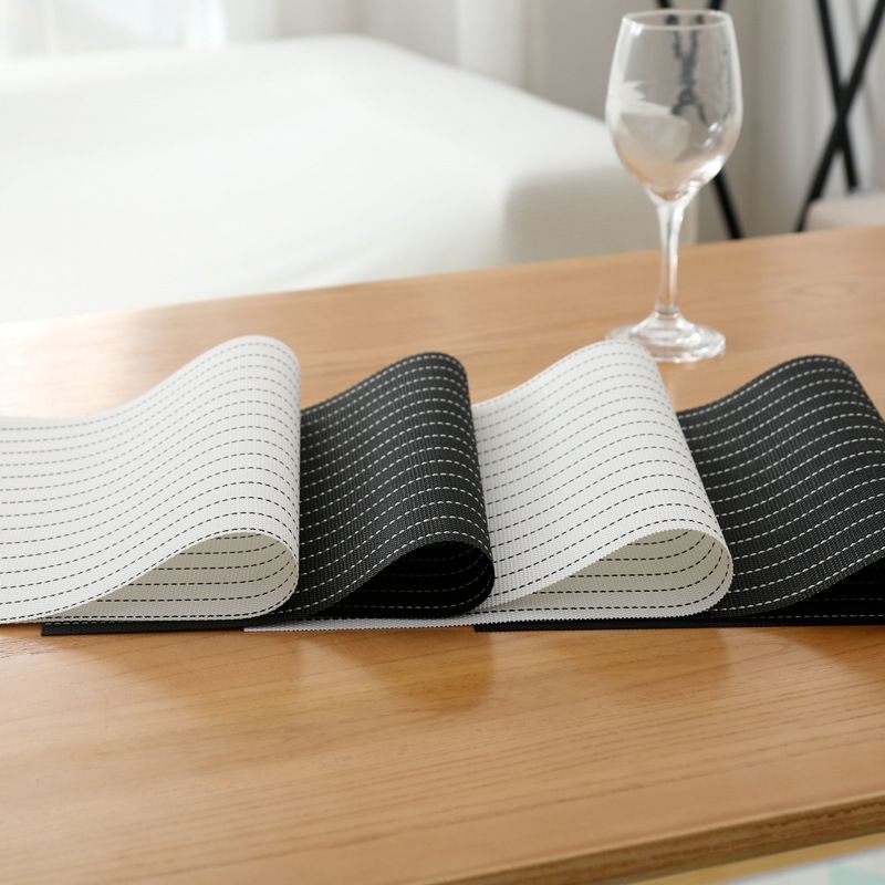 Tấm Trải Bàn PVC Đan Sọc Caro Trang Trí Bàn Ăn Nhà Hàng
