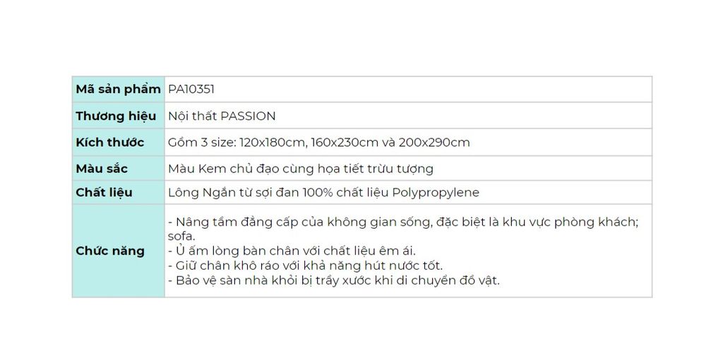 Thảm Lông Sợi Ngắn Alice Họa Tiết Đốm Trừu Tượng