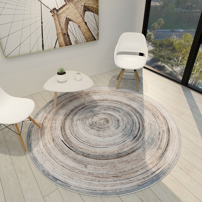 Thảm Tròn Trang Trí Phòng Khách Bàn Tròn Phòng Ngủ Bắc Âu 140cm - Mẫu 2