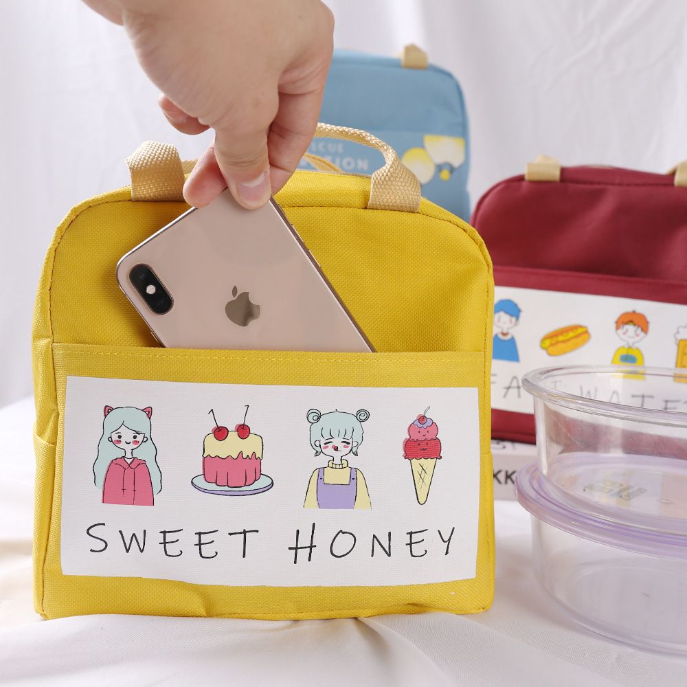 Túi Giữ Nhiệt Họa Tiết Sweet Home