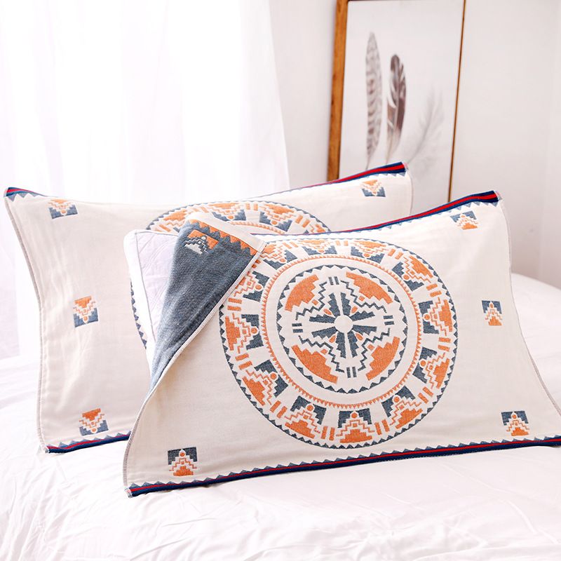 Vỏ Phủ Gối Cotton Đũi Thấm Hút Mồ Hôi Hàng Nhật Bản